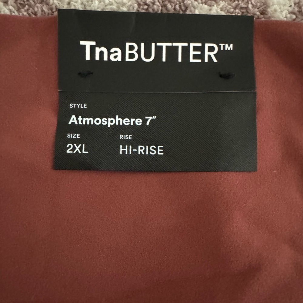 Tna Butter Atmosphere 7" Biker Shorts - Red